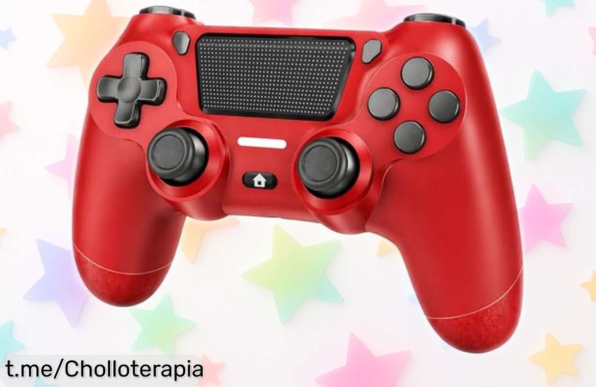 Increíble mando inalámbrico BJXOZ para PS4 y PC con carga rápida USBC: ¡rebajado a un precio loco! Siente la emoción de cada jugada, no te lo pierdas.