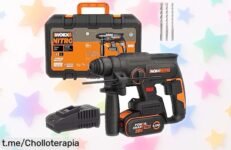 Increíble martillo perforador Worx WX381: potencia y control en tus manos a un precio loco que no se repite, ¡hazlo tuyo antes de que desaparezca!