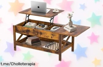 Increíble mesa de centro elevable Vendricasa con espacio oculto: calidad y estilo a un precio rebajado que hará brillar tu salón o despacho. ¡Consíguela ya antes de que se agote!