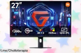 Increíble monitor gaming 27 Xiaomi G27Qi con pantalla 2K rebajada, flujo y rapidez sin igual para que tus juegos brillen; no dejes pasar esta oportunidad única.