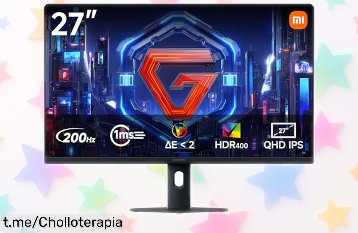 Increíble monitor gaming 27 Xiaomi G27Qi con pantalla 2K rebajada, flujo y rapidez sin igual para que tus juegos brillen; no dejes pasar esta oportunidad única.