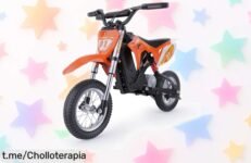 Increíble moto eléctrica Milerocket 1 para peques, evolución segura con tres velocidades y hasta 20 km de diversión ¡No te pierdas este precio de escándalo!