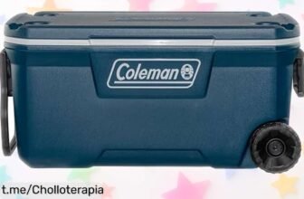 Increíble nevera portátil Coleman 100QT Xtreme con ruedas, ideal para tus aventuras y a un precio loco que no puedes dejar pasar, ¡tu verano mereces lo mejor!