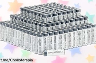 Increíble pack de 150 pilas AA Amazon Basics, ¡rebajadas y listas para acompañarte hasta por 5 años en todos tus gadgets! No te quedes sin energía.