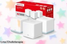 Increíble pack de 3 routers WiFi mesh Mercusys Halo H1200G para una conexión potente y rápida en casa, ¡ofertón que no se repetirá! Conéctate ya a este chollo impresionante.