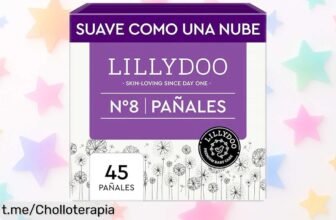 Increíble pack de 45 pañales LILLYDOO al mejor precio, absorbencia máxima y cambio perfecto para que tu bebé esté siempre seco y feliz. ¡Aprovecha esta oportunidad antes de que se agote!