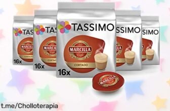 Increíble pack de 80 cápsulas Marcilla para Tassimo de café cremoso a un precio rebajado, disfruta tu espresso en segundos y deslumbra a tus sentidos cada mañana.