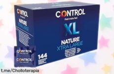 Increíble pack grande de preservativos Control Nature XL, 144 unidades para disfrutar sin límites, ¡precios locos que no volverán a repetirse!