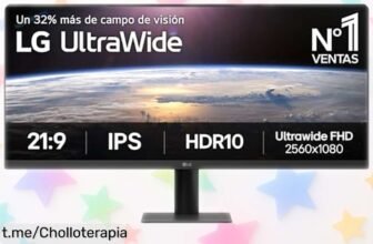 Increíble pantalla ultraancha LG 29U511AB, perfecta para series y trabajo; ahora a un precio loco que no querrás dejar escapar. ¡Vívelo todo en grande!