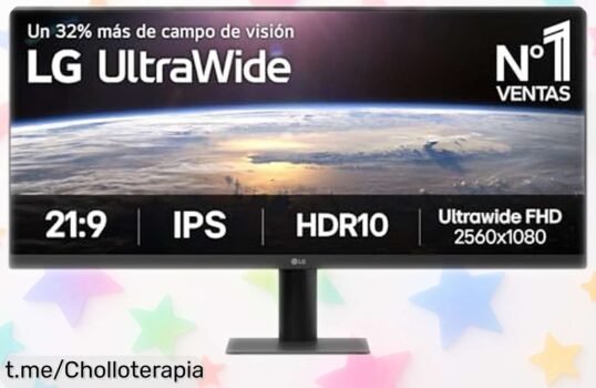 Increíble pantalla ultraancha LG 29U511AB, perfecta para series y trabajo; ahora a un precio loco que no querrás dejar escapar. ¡Vívelo todo en grande!
