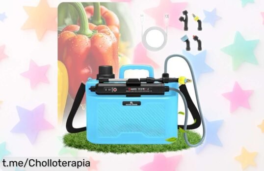 Increíble pulverizador de mochila Auvstar 8L con batería USB, ¡un ofertón para facilitar tus tareas y hacerlo todo más fácil, no lo dejes escapar!