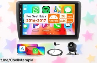Increíble radio para Seat Ibiza 2016-2017 con pantalla de 9'', CarPlay y Android Auto, un pepinazo tecnológico al precio más bajo que imaginas ¡No te lo pierdas!