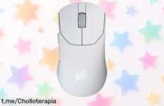 Increíble ratón gaming ultraligero Corsair Sabre V2 Pro, ¡su precio ha caído en picado! La ventaja de jugar sin límites y sentir la adrenalina nunca fue tan accesible.