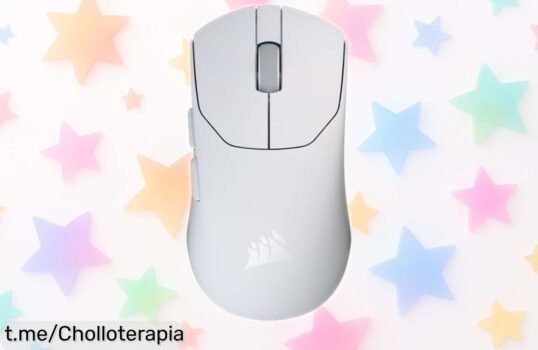 Increíble ratón gaming ultraligero Corsair Sabre V2 Pro, ¡su precio ha caído en picado! La ventaja de jugar sin límites y sentir la adrenalina nunca fue tan accesible.
