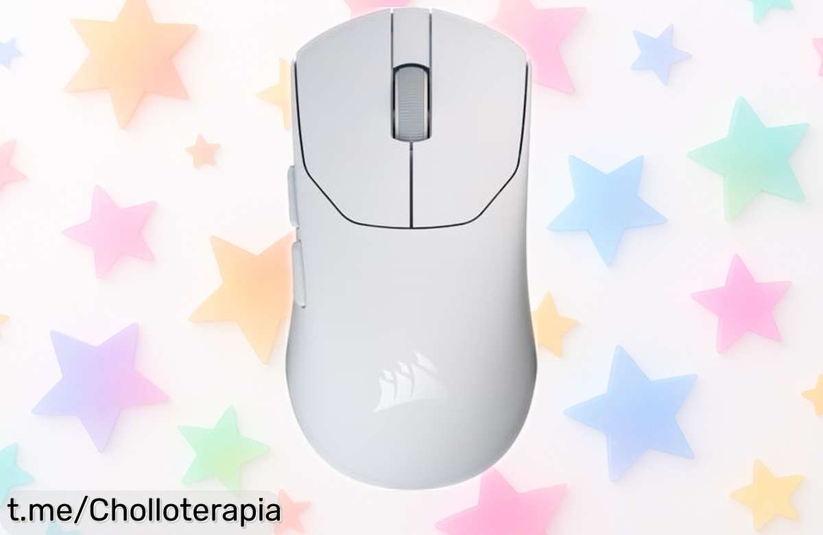Increíble ratón gaming ultraligero Corsair Sabre V2 Pro, ¡su precio ha caído en picado! La ventaja de jugar sin límites y sentir la adrenalina nunca fue tan accesible.
