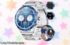 Increíble reloj inteligente LIGE para hombre que responde llamadas y controla tus deportes con GPS, ¡con 2 correas a un precio de locura! No lo dejes escapar.