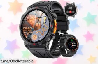 Increíble reloj inteligente Rmana con GPS y pantalla AMOLED, ahora a un precio que está regalado: ¡controla tu salud mientras lucen estilo y tecnología en tus muñecas!