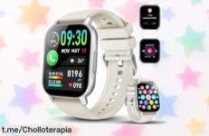 Increíble reloj inteligente con llamadas Bluetooth y más de 110 modos deportivos, ¡aprovéchalo ya antes de que se agote por este precio tirado!