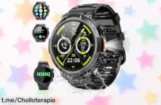 Increíble reloj inteligente para hombre con linterna y más de 100 modos deportivos, ¡aprovéchalo ya antes que se acabe este chollazo a precio regalado!