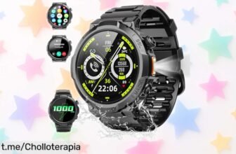 Increíble reloj inteligente para hombre con linterna y más de 100 modos deportivos, ¡aprovéchalo ya antes que se acabe este chollazo a precio regalado!
