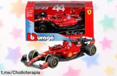 Increíble réplica a escala 1:43 del Ferrari SF23 de Lewis Hamilton, perfecta para fanáticos; ¡un regalazo que trae emoción y un precio loco que no puedes dejar pasar!