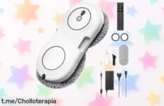 Increíble robot limpiacristales WD12D con succión brutal de 7000 Pa y doble boquilla, ¡limpieza fácil y rápida a un precio que te hará sonreír! No dejes escapar esta oferta.