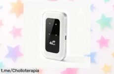 Increíble router portátil 4G que conecta a 10 dispositivos y te da internet rapidísimo de hasta 300 Mbps ¡no te pierdas este ofertón rebajado para navegar donde quieras!