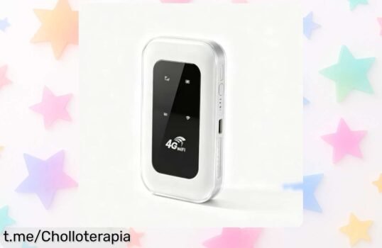Increíble router portátil 4G que conecta a 10 dispositivos y te da internet rapidísimo de hasta 300 Mbps ¡no te pierdas este ofertón rebajado para navegar donde quieras!