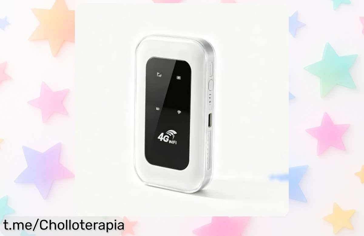 Increíble router portátil 4G que conecta a 10 dispositivos y te da internet rapidísimo de hasta 300 Mbps ¡no te pierdas este ofertón rebajado para navegar donde quieras!
