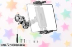 Increíble soporte JOILCAN para tablet y móvil que gira 360° y aguanta hasta en los baches, ¡no dejes escapar este ofertón para tener tu pantalla bien fija siempre a mano!