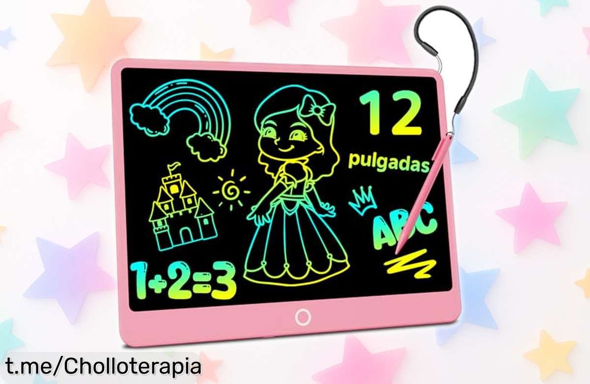 Increíble tableta de escritura LCD Electight 2026, super chollo ideal para que los peques se expresen sin límites y encima ahora está regalado. ¡No dejes pasar esta oportunidad!