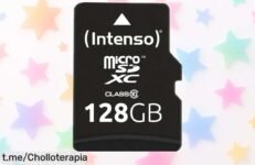 Increíble tarjeta Micro SD Intenso de 128 GB con adaptador a un precio que no podrás creer, ¡guarda todo y pasa tus archivos volando! No te quedes sin ella.