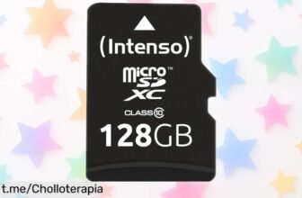 Increíble tarjeta Micro SD Intenso de 128 GB con adaptador a un precio que no podrás creer, ¡guarda todo y pasa tus archivos volando! No te quedes sin ella.