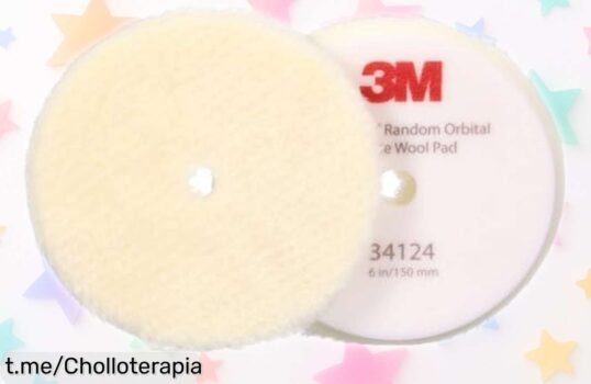 Increíbles boinas de lana 3M PerfectIt para pulir, pack de 2 a precio loco: logra acabados sin marcas y transforma tu trabajo en un verdadero arte. ¡No te lo pierdas!
