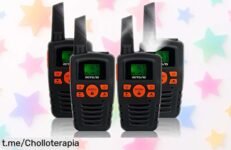 Increíbles walkie talkies Retevis RA635 en pack de 4, ¡perfectos para estar conectados hasta 3 millas! No te los pierdas a un precio que es un verdadero regalo.