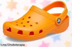 Increíbles zuecos Crocs Classic Clog T para peques, con suela antideslizante y rebajados a un precio loco: ¡deja que corran felices y seguros sin pensarlo más!