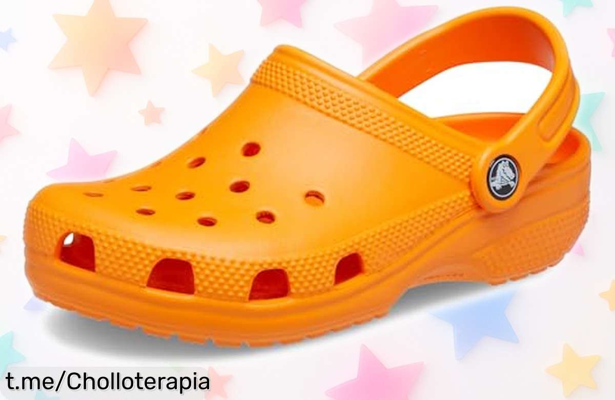 Increíbles zuecos Crocs Classic Clog T para peques, con suela antideslizante y rebajados a un precio loco: ¡deja que corran felices y seguros sin pensarlo más!