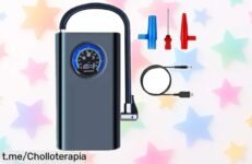 Inflador portátil MDHL para neumáticos y más, un chollo práctico que no puedes dejar escapar ¡Llévatelo ahora y vive sin preocupaciones!