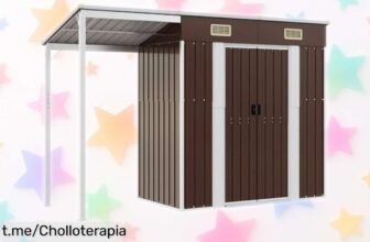 Inigualable cobertizo de jardín vidaXL, espacio extra para tus herramientas y muebles a un precio rebajado que no puedes dejar pasar. ¡Anímate y mejora tu exterior hoy mismo!