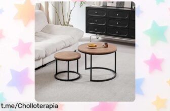 Juego de 2 mesas de centro nido DEYARNA HOME, estructuradas y llenas de estilo a un precio loco que transformará tu salón ¡no te quedes sin ellas!
