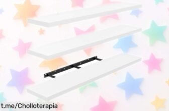 Juego de 3 baldas flotantes Amada Homefurnishing, el super chollo que estabas esperando para organizar tu hogar con estilo y elegancia: ¡no dejes pasar esta oportunidad única!