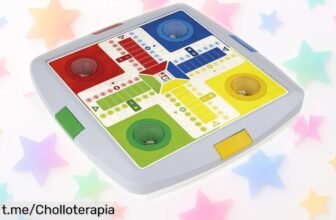 Juego de mesa Parchís y Oca automático Deluxe con dados que se mueven solos a un precio tirado, ¡prepárate para la diversión en familia que no querrás perderte!