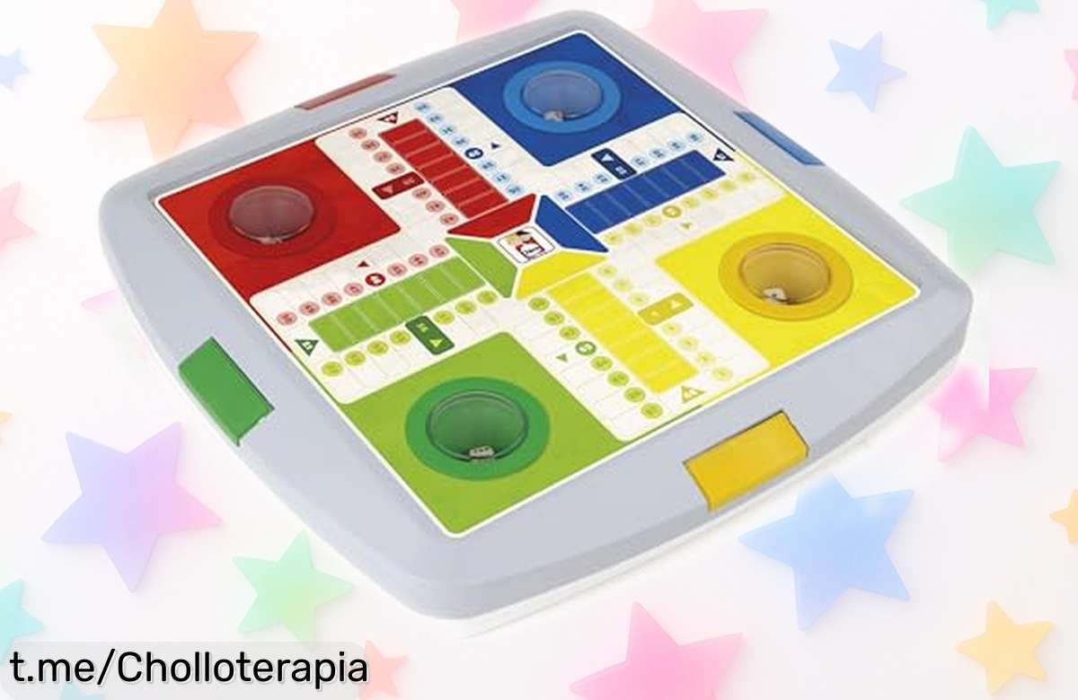 Juego de mesa Parchís y Oca automático Deluxe con dados que se mueven solos a un precio tirado, ¡prepárate para la diversión en familia que no querrás perderte!