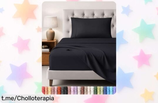 Juego de sábanas 3 piezas Utopia Bedding a precio loco, ¡cambia tu cama sin complicaciones y disfruta del descanso que mereces!