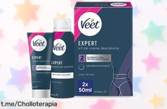 Kit Veet para depilar zonas íntimas: ¡hidrata tu piel y sorpréndela en solo 2 minutos! No dejes escapar este ofertón que te hace brillar como nunca.