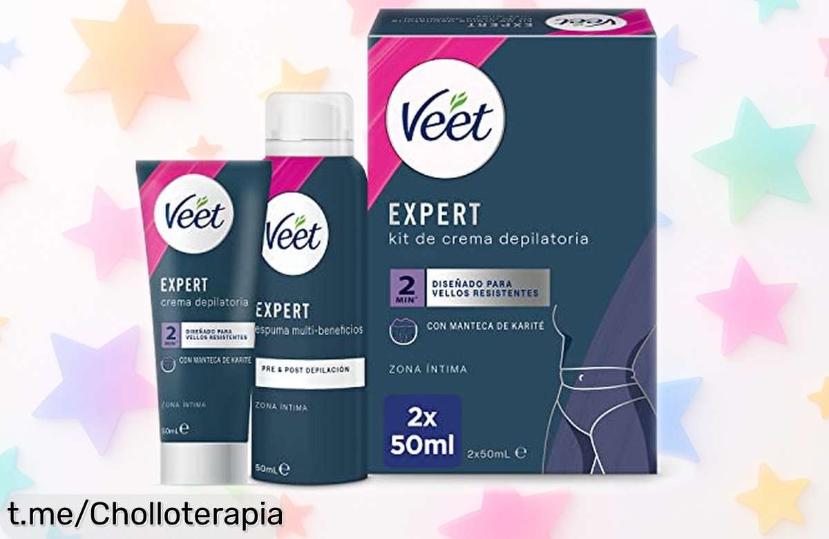 Kit Veet para depilar zonas íntimas: ¡hidrata tu piel y sorpréndela en solo 2 minutos! No dejes escapar este ofertón que te hace brillar como nunca.