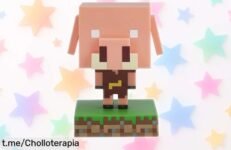 Lámpara LED mini Piglin de Minecraft Paladone, la luz suave que le falta a tu habitación: ¡rebajado y listo para elevar tu setup al máximo nivel de genialidad!