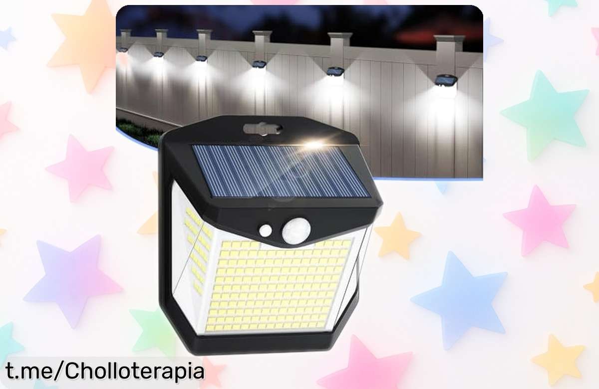 Lámpara solar Vanranger 248 LED que ilumina a saco tu jardín: ¡ofertón repentino para brillar donde quieras con sensor de movimiento y triple modo! Aprovecha esta oportunidad única.
