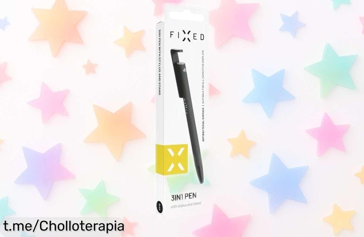 Lápiz táctil negro FIXED FIXPENBK a un precio loco: fácil de usar y calidad espectacular que transforma la experiencia en tu pantalla. ¡Aprovecha este chollazo antes de que se agote!