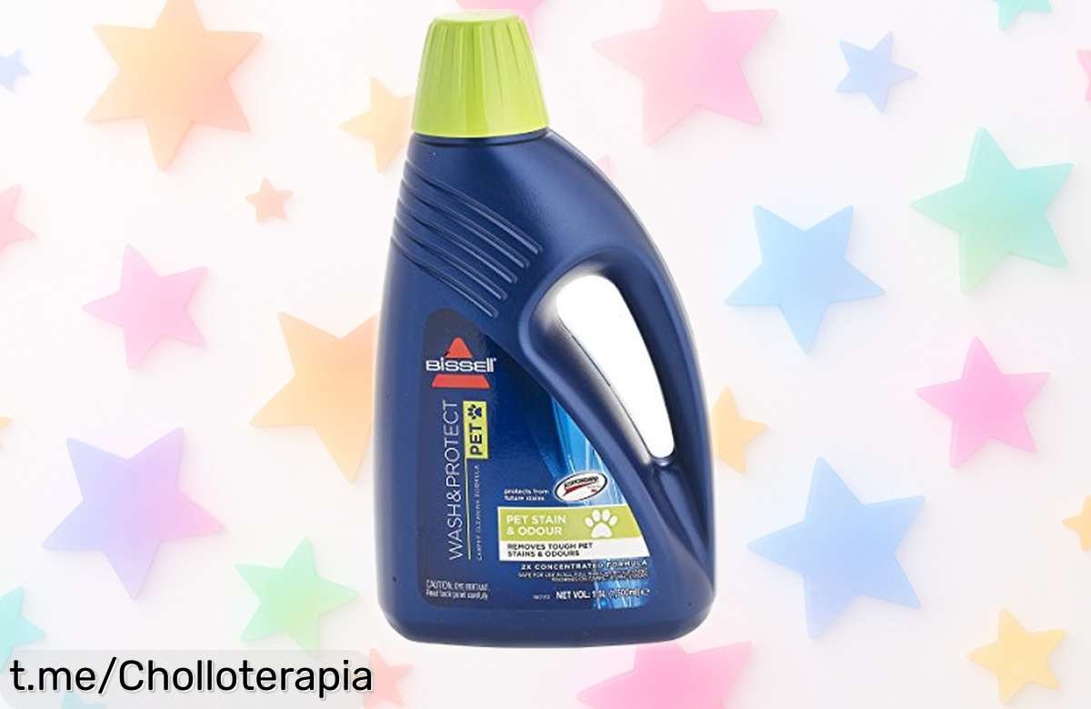 Limpiador Bissell Formula Wash & Protect: elimina manchas difíciles y deja un aroma fresquito. ¡Aprovecha este chollazo y transforma tu hogar ahora mismo!